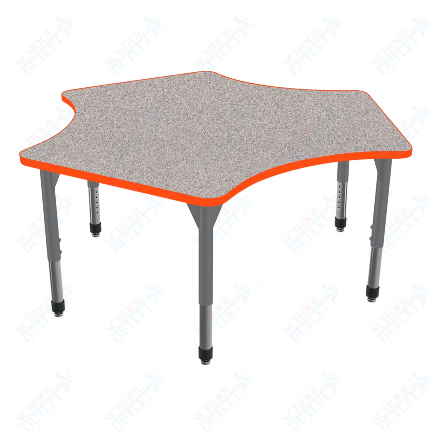 Marco Premier Series Delta Activity Table 60" x 60" Adjustable Height 21"-31" (43-2251-MB)