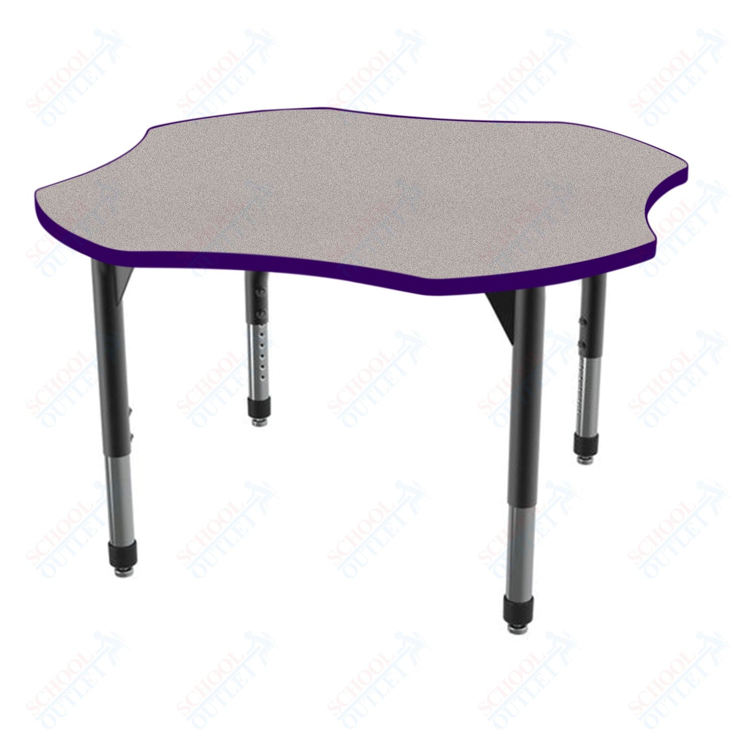 Marco Premier Series 48" Clover Activity Table Adjustable Height 21"-31" (43-2265-MB)