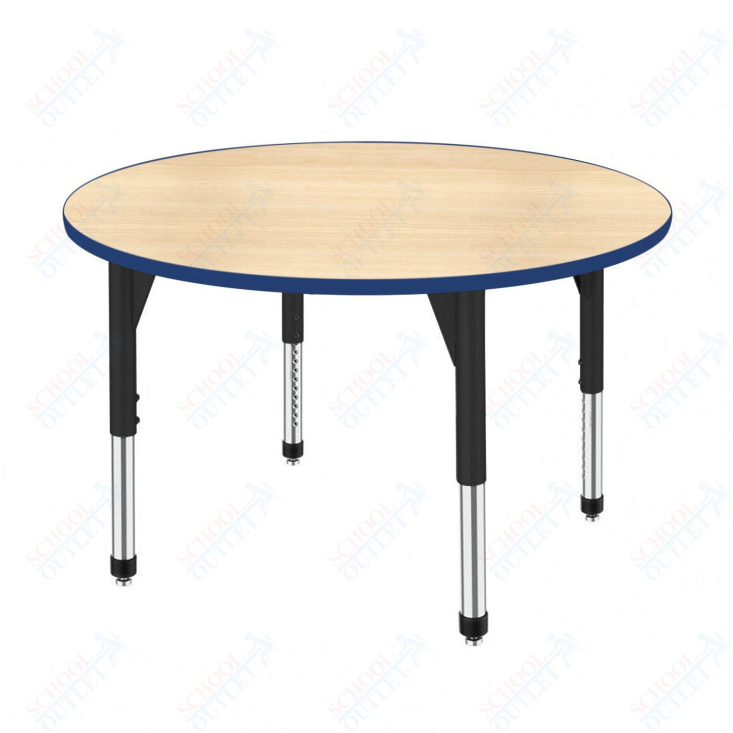 Marco Premier Series 48" Round Stand-Up Table Adjustable Height 32"-42" (43-2266-MA)