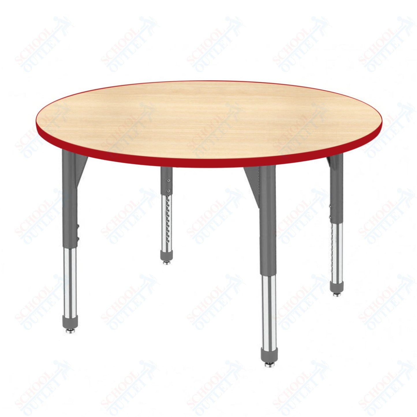 Marco Premier Series 48" Round Stand-Up Table Adjustable Height 32"-42" (43-2266-MA)