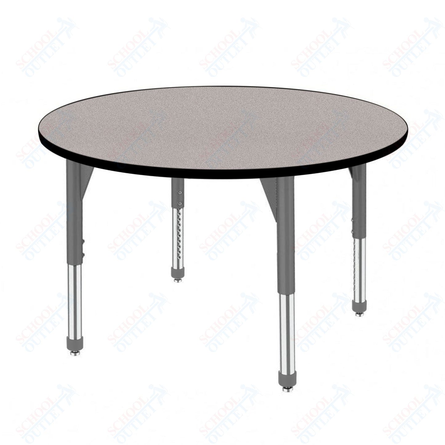 Marco Premier Series 48" Round Stand-Up Table Adjustable Height 32"-42" (43-2266-MA)