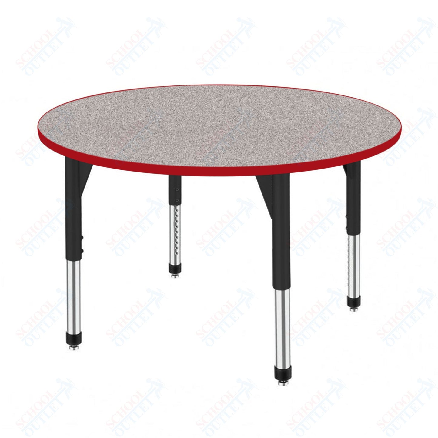 Marco Premier Series 48" Round Stand-Up Table Adjustable Height 32"-42" (43-2266-MA)