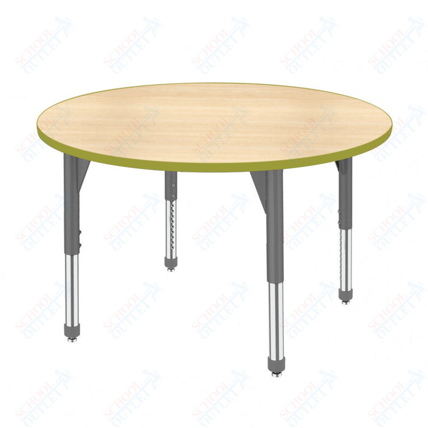 Marco Premier Series 48" Round Stand-Up Table Adjustable Height 32"-42" (43-2266-MA)