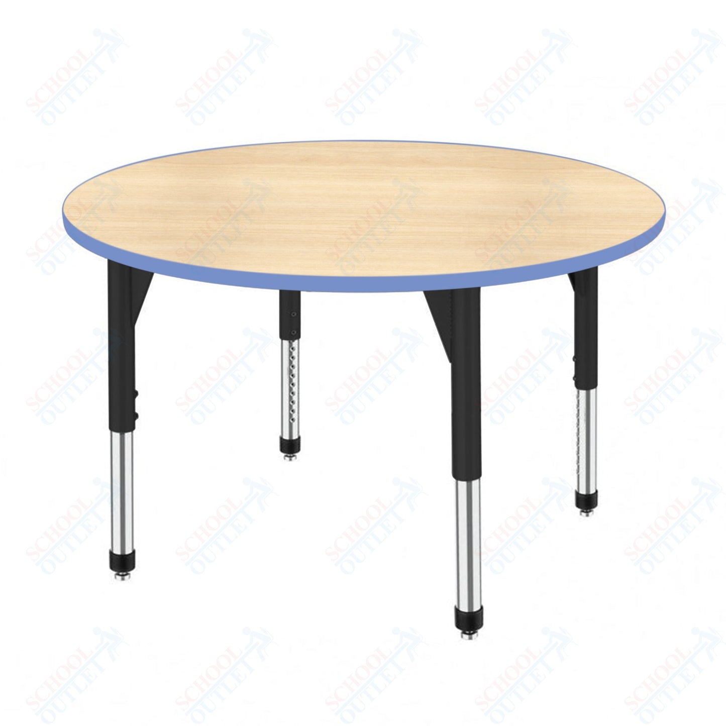 Marco Premier Series 48" Round Stand-Up Table Adjustable Height 32"-42" (43-2266-MA)