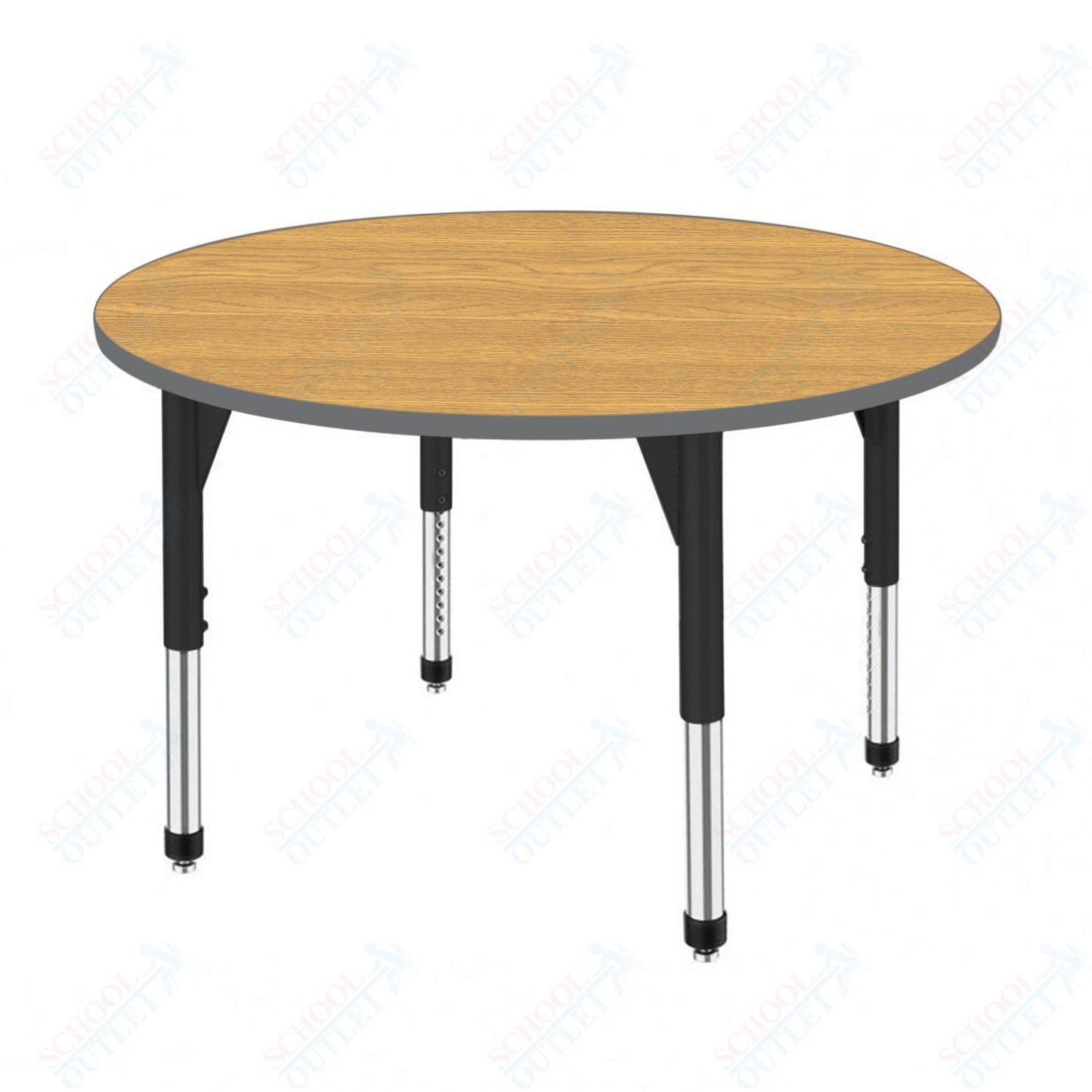 Marco Premier Series 48" Round Stand-Up Table Adjustable Height 32"-42" (43-2266-MA)