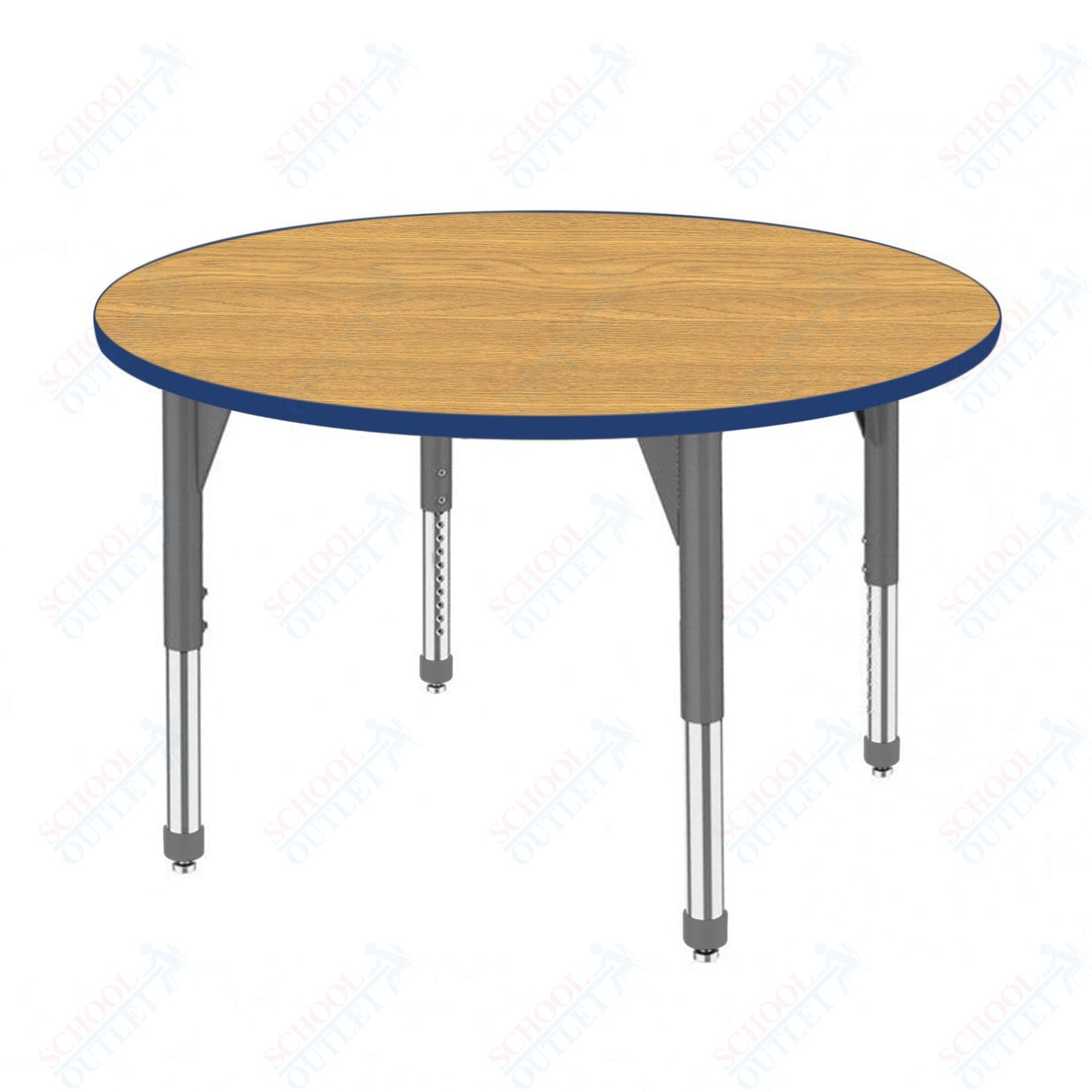 Marco Premier Series 48" Round Stand-Up Table Adjustable Height 32"-42" (43-2266-MA)