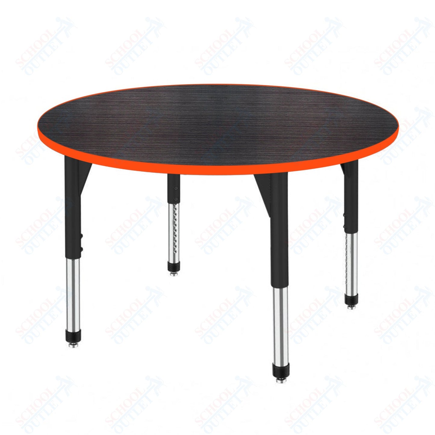 Marco Premier Series 48" Round Stand-Up Table Adjustable Height 32"-42" (43-2266-MA)