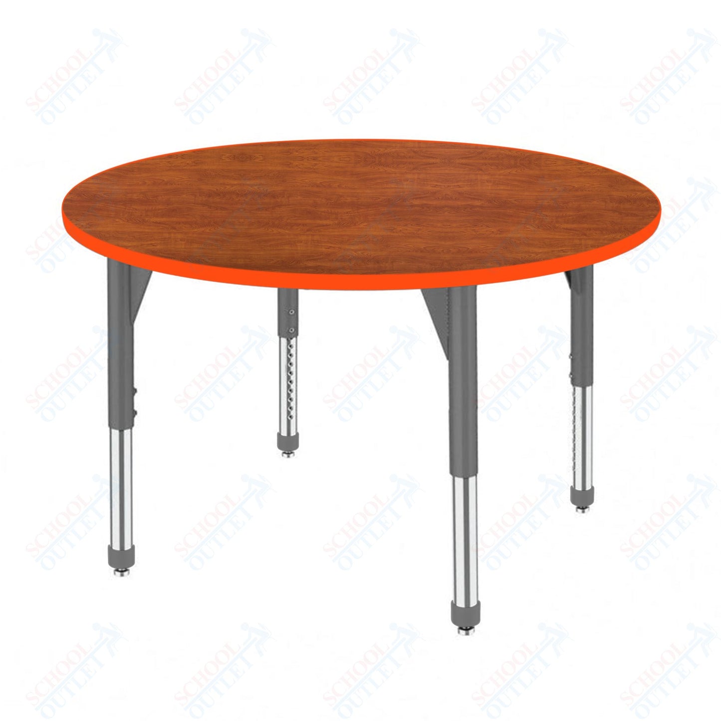 Marco Premier Series 48" Round Stand-Up Table Adjustable Height 32"-42" (43-2266-MA)