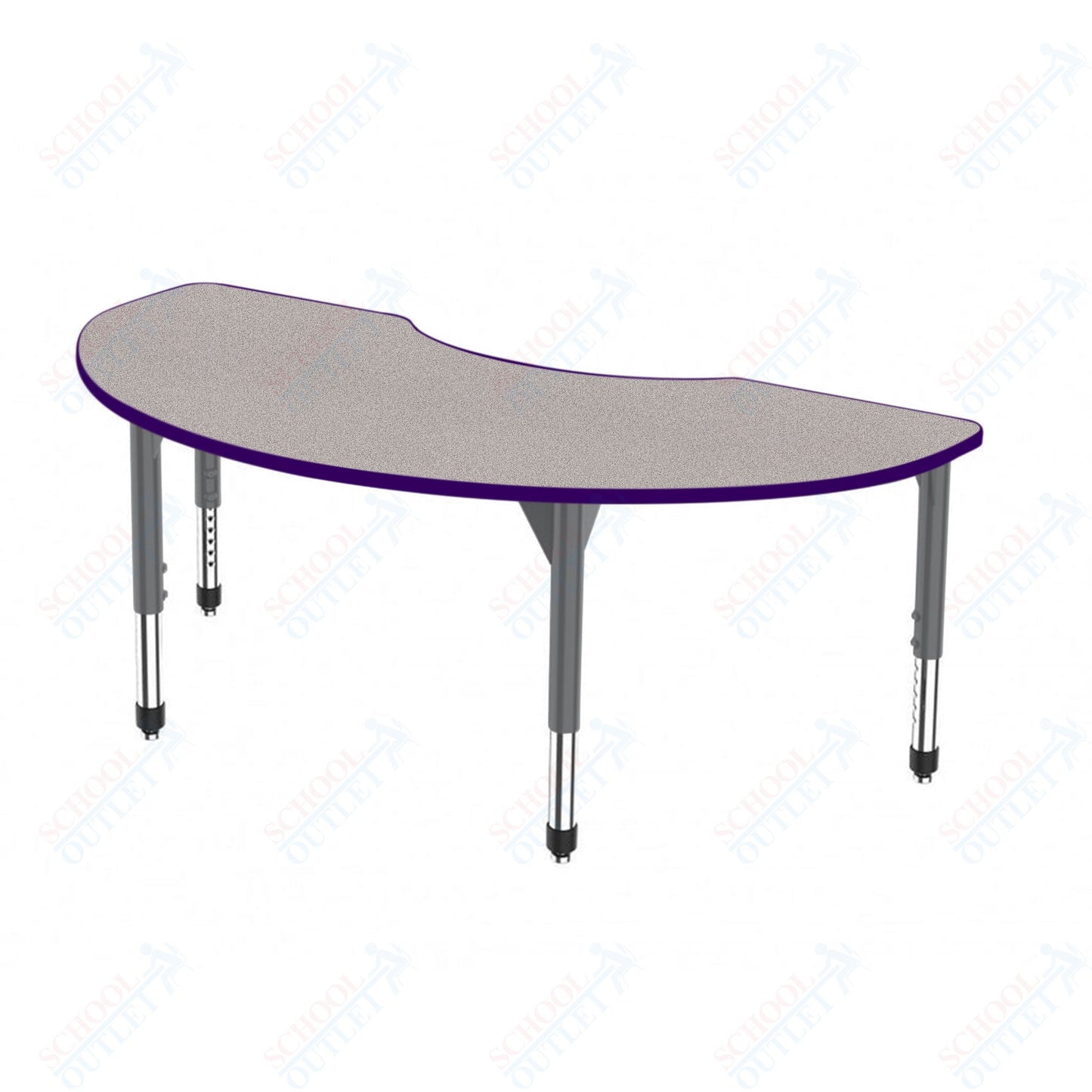 Marco Premier Series Kidney Activity Table 36" x 72" Adjustable Height 21"-31" (43-2267-MB)