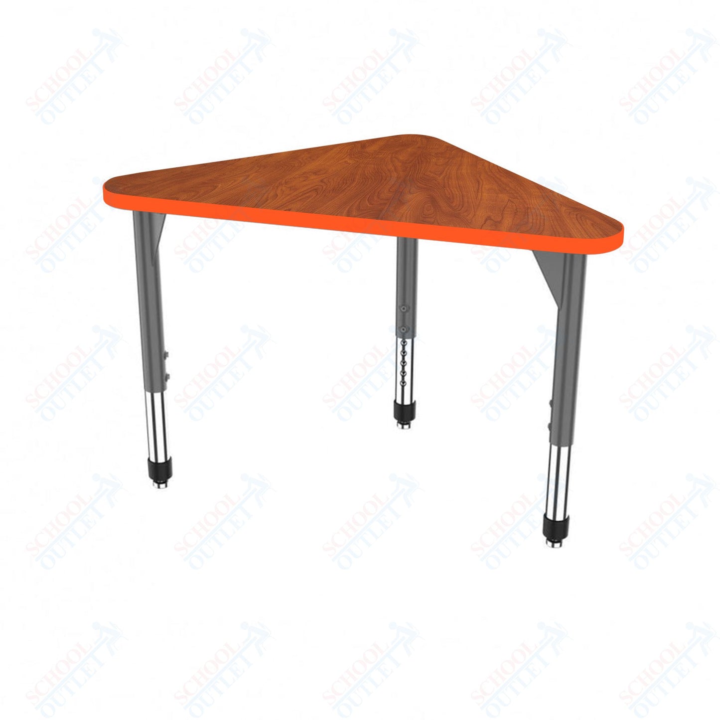 Marco Premier Series Triangle Collaborative Desk 23" x 40" Adjustable Height 21"-31" (43-2272-MB)