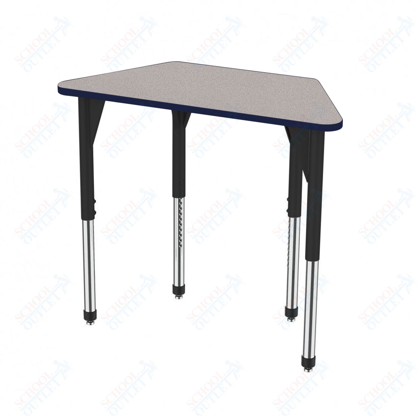 Marco Premier Series Trapezoid Stand-Up Table 24" x 48" Adjustable Height 32"-42" (43-2276-MA)