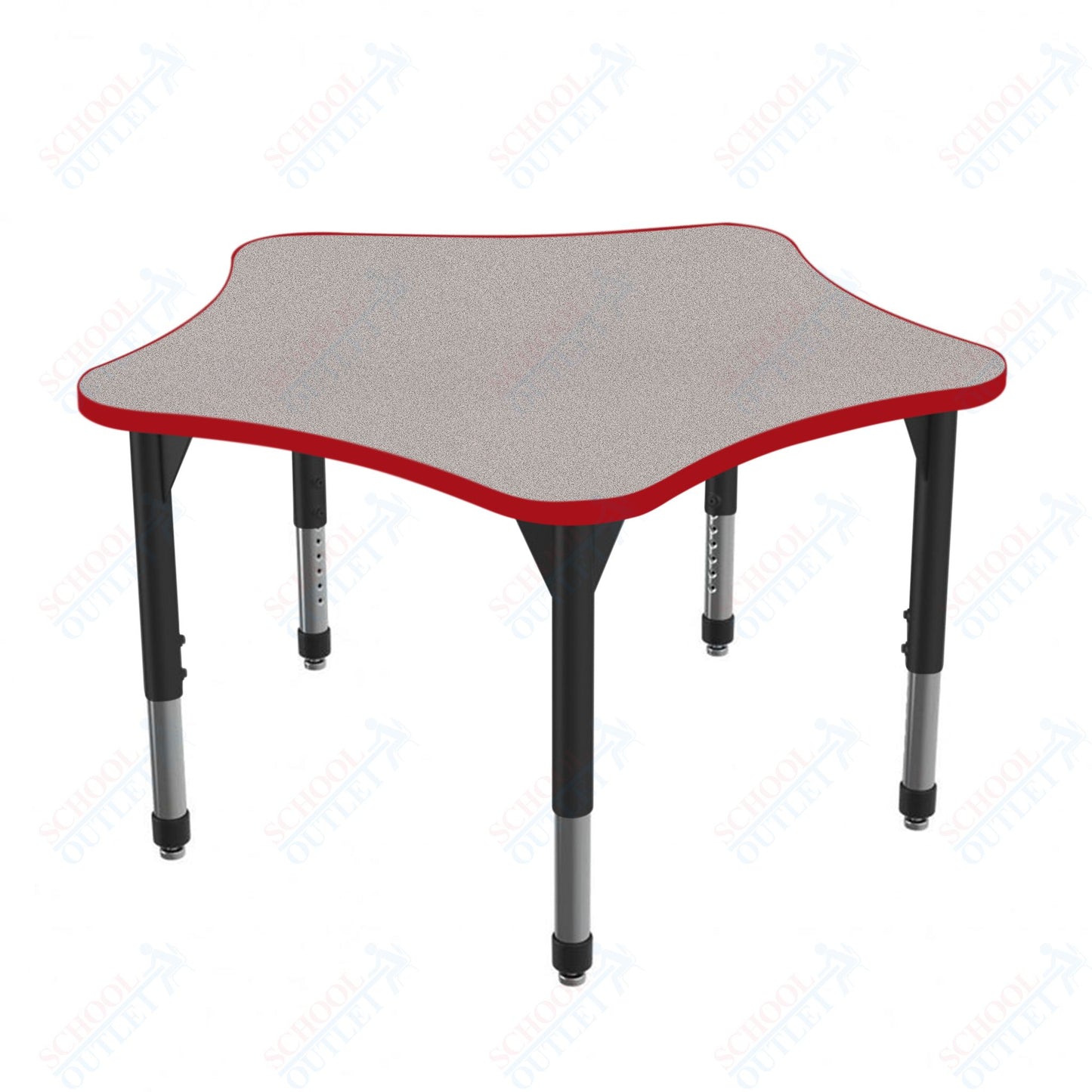 Marco Premier Series 60" 5-Star Activity Table Adjustable Height 21"-31" (43-2281-MB)