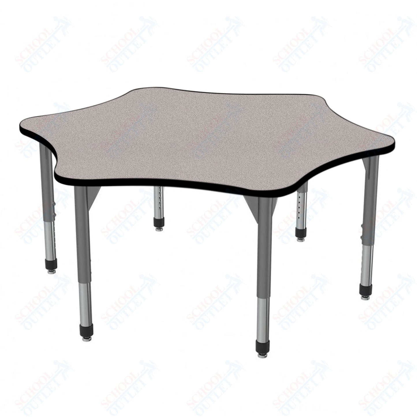 Marco Premier Series 60" 6-Star Activity Table Adjustable Height 21"-31" (43-2282-MB)