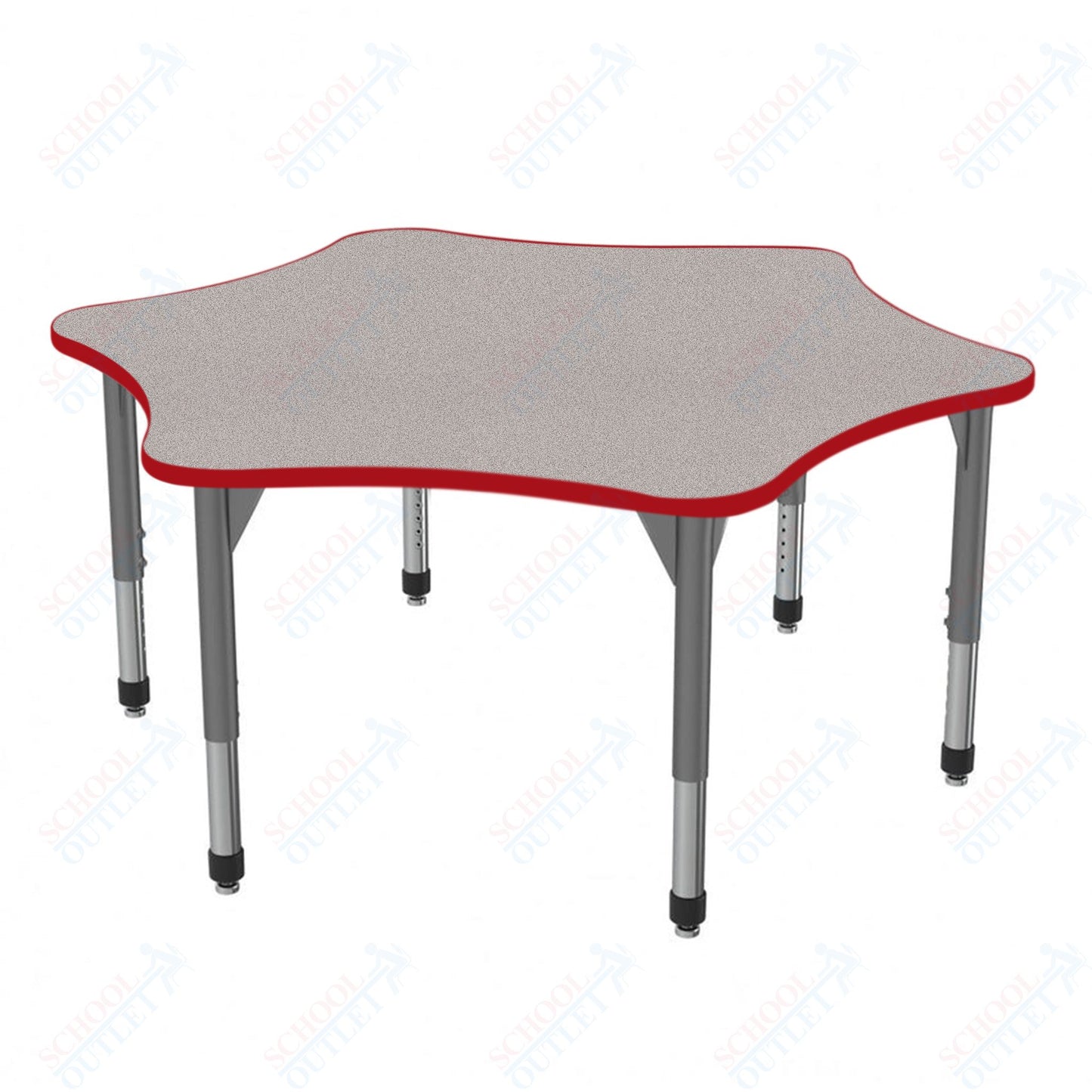 Marco Premier Series 60" 6-Star Activity Table Adjustable Height 21"-31" (43-2282-MB)