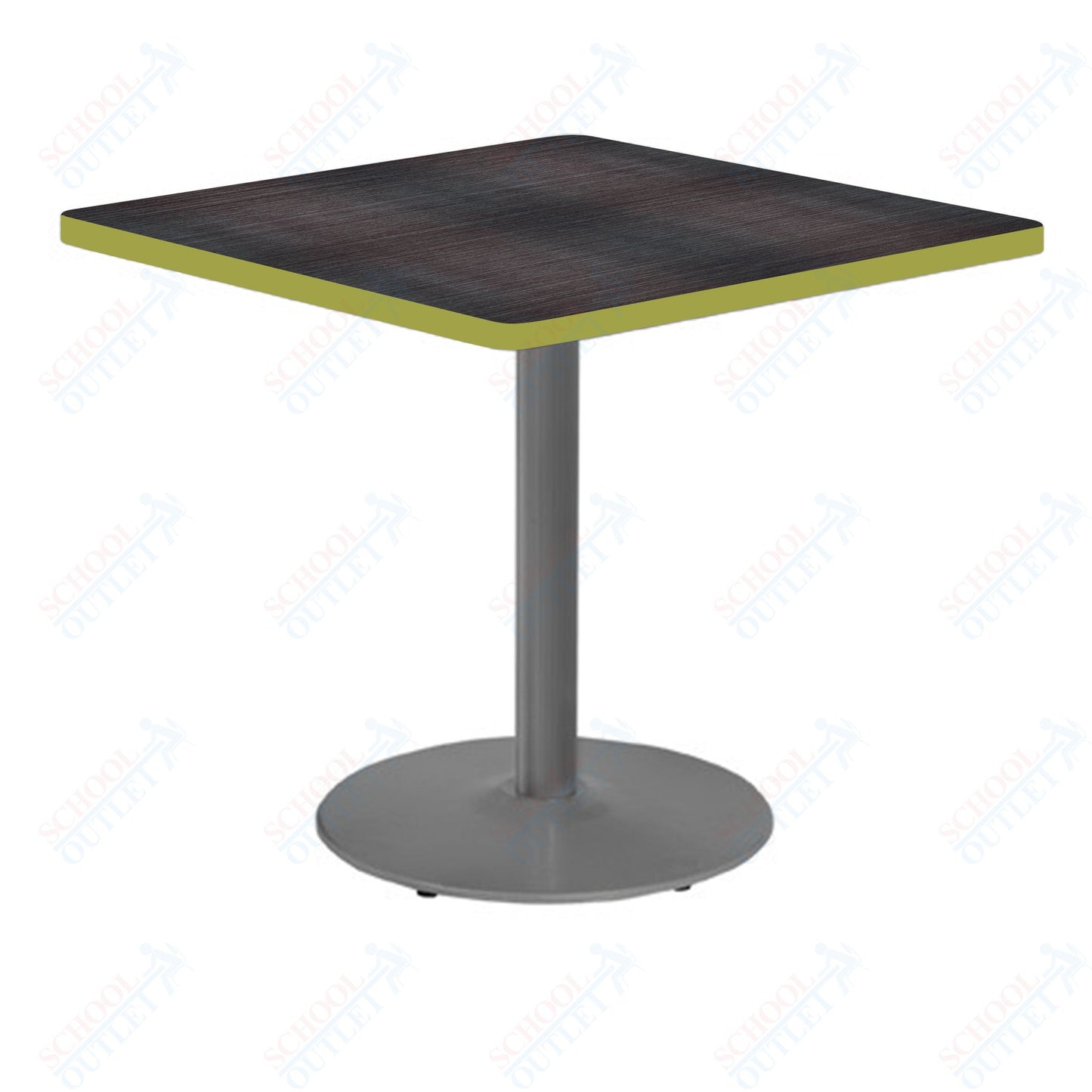 Marco 30" Square Cafe Table 29" Height Gray Base (MG2511 - M229) - SchoolOutlet