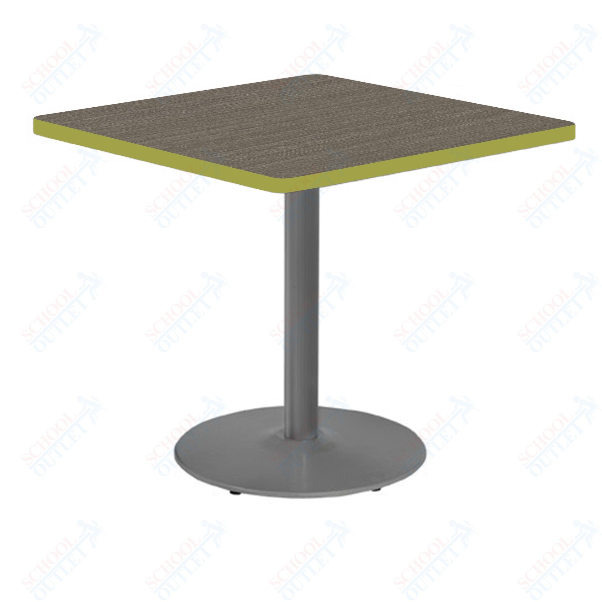 Marco 30" Square Cafe Table 29" Height Gray Base (MG2511 - M229) - SchoolOutlet