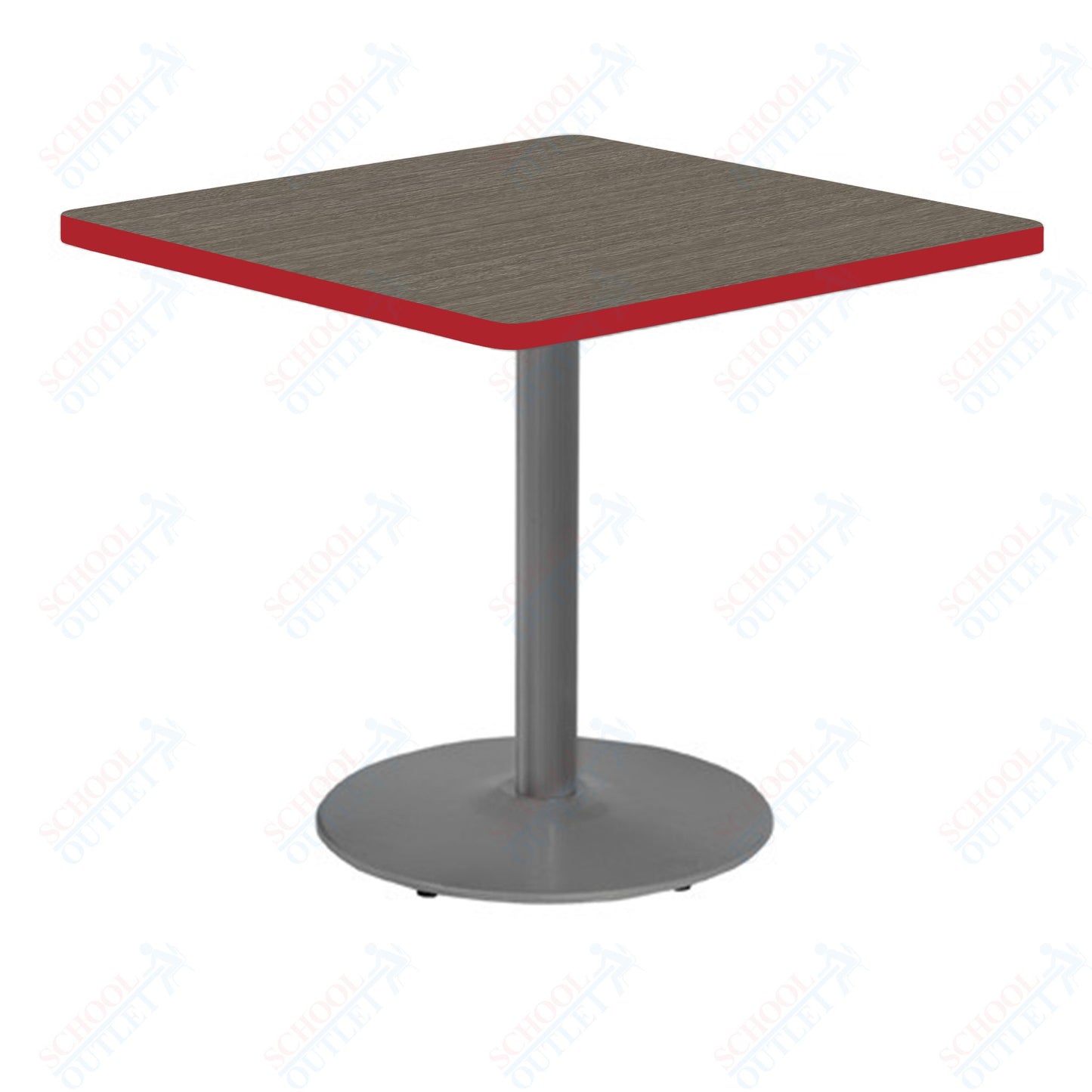 Marco 30" Square Cafe Table 29" Height Gray Base (MG2511 - M229) - SchoolOutlet