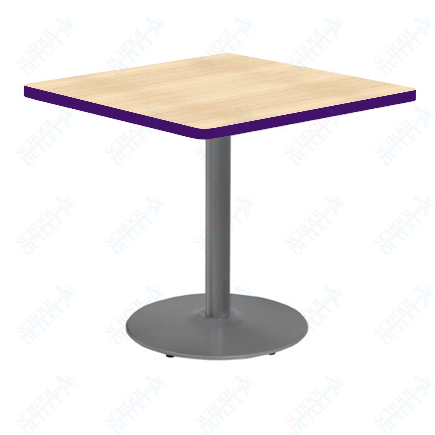 Marco 30" Square Cafe Table 29" Height Gray Base (MG2511 - M229) - SchoolOutlet