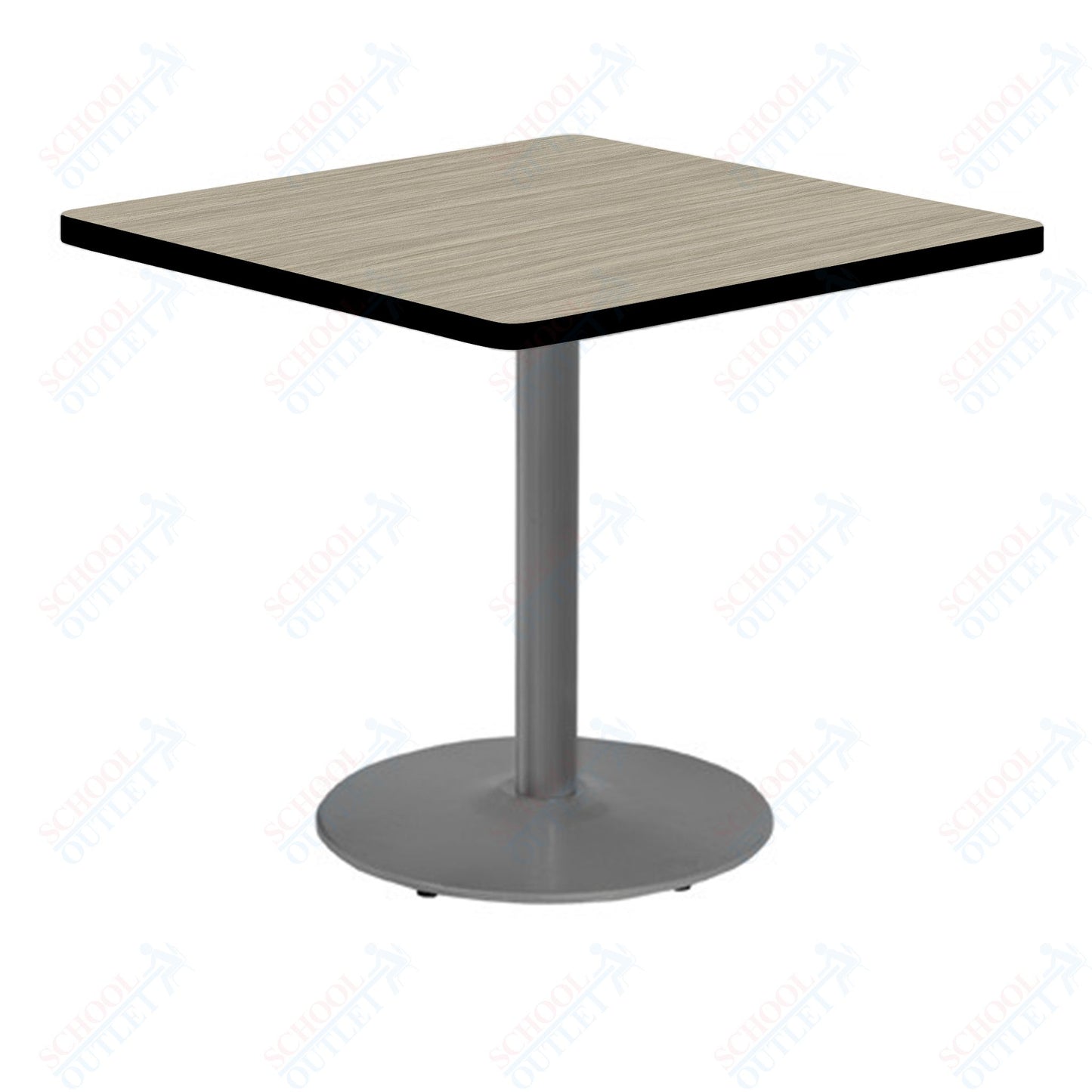 Marco 30" Square Cafe Table 29" Height Gray Base (MG2511 - M229) - SchoolOutlet