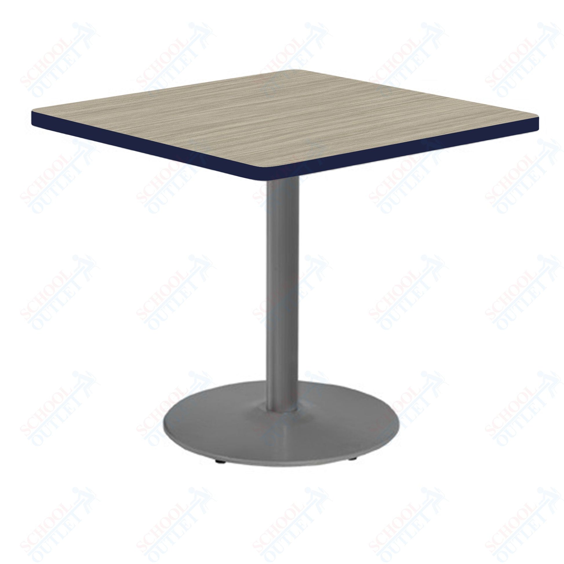 Marco 30" Square Cafe Table 29" Height Gray Base (MG2511 - M229) - SchoolOutlet