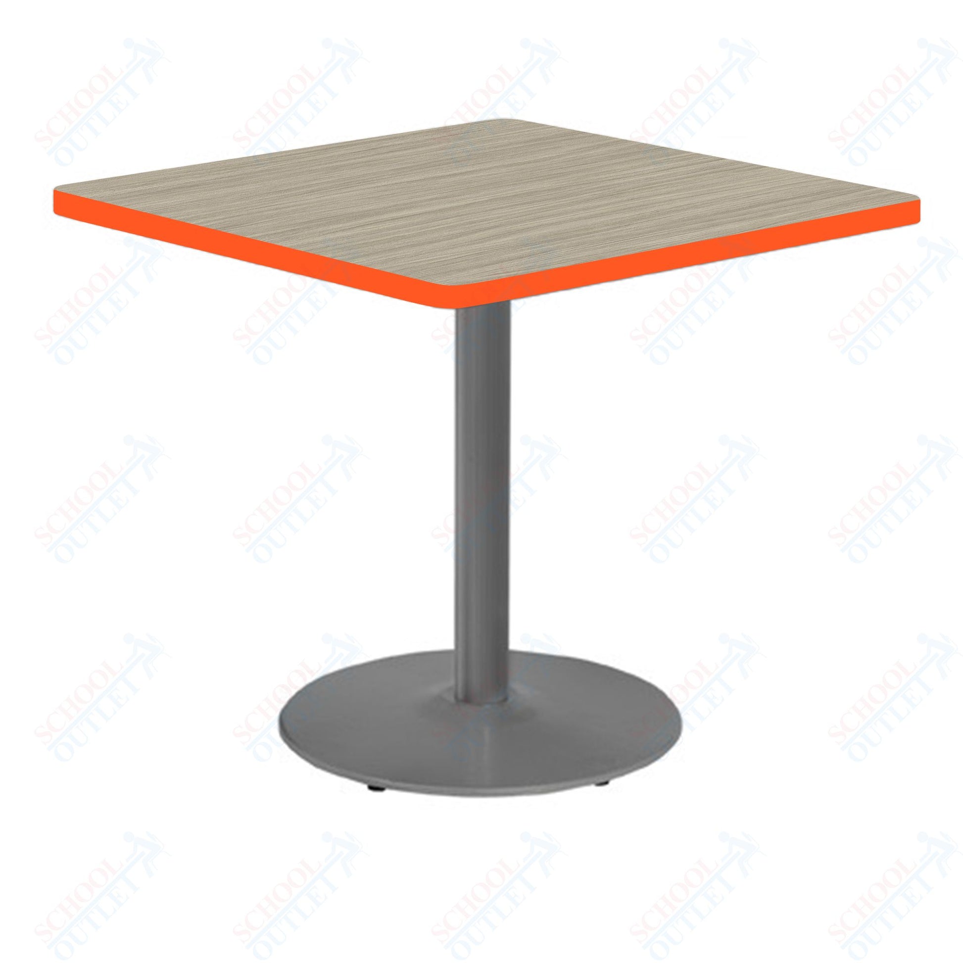 Marco 30" Square Cafe Table 29" Height Gray Base (MG2511 - M229) - SchoolOutlet