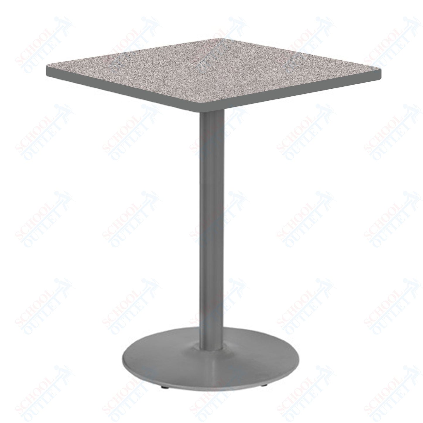 Marco 30" Square Cafe Table 42" Height Gray Base (MG2511-M242)