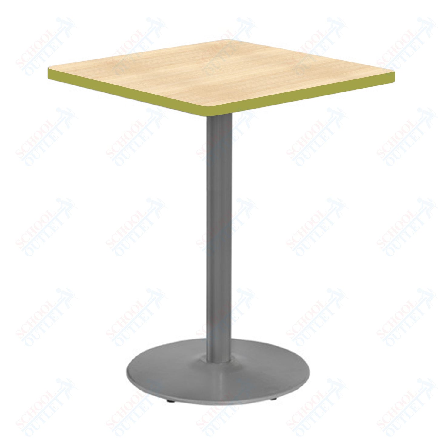 Marco 30" Square Cafe Table 42" Height Gray Base (MG2511-M242)