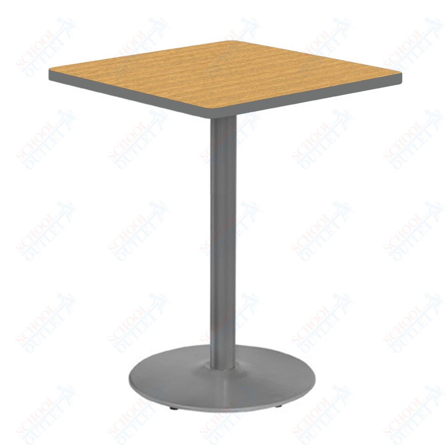 Marco 30" Square Cafe Table 42" Height Gray Base (MG2511-M242)