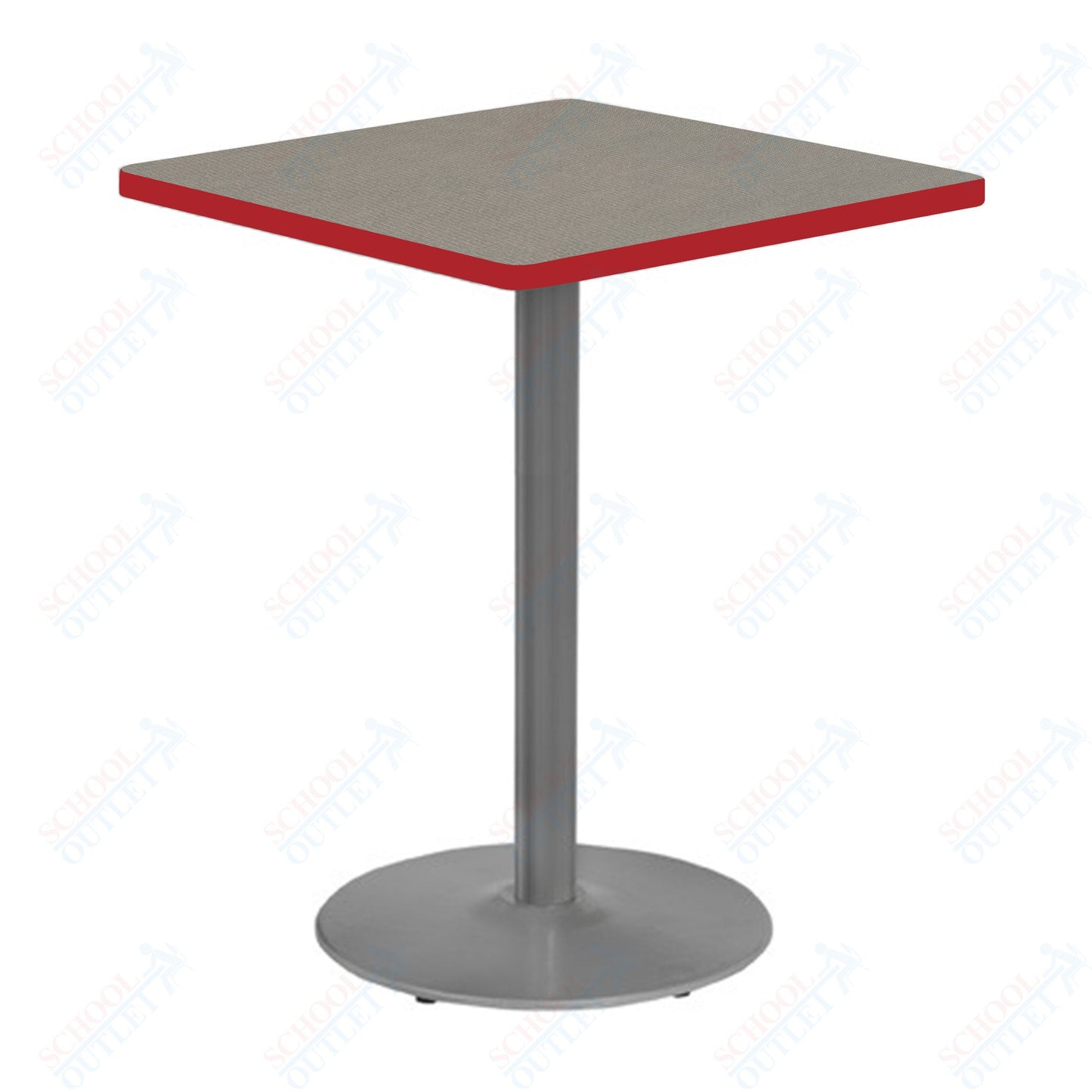 Marco 30" Square Cafe Table 42" Height Gray Base (MG2511-M242)