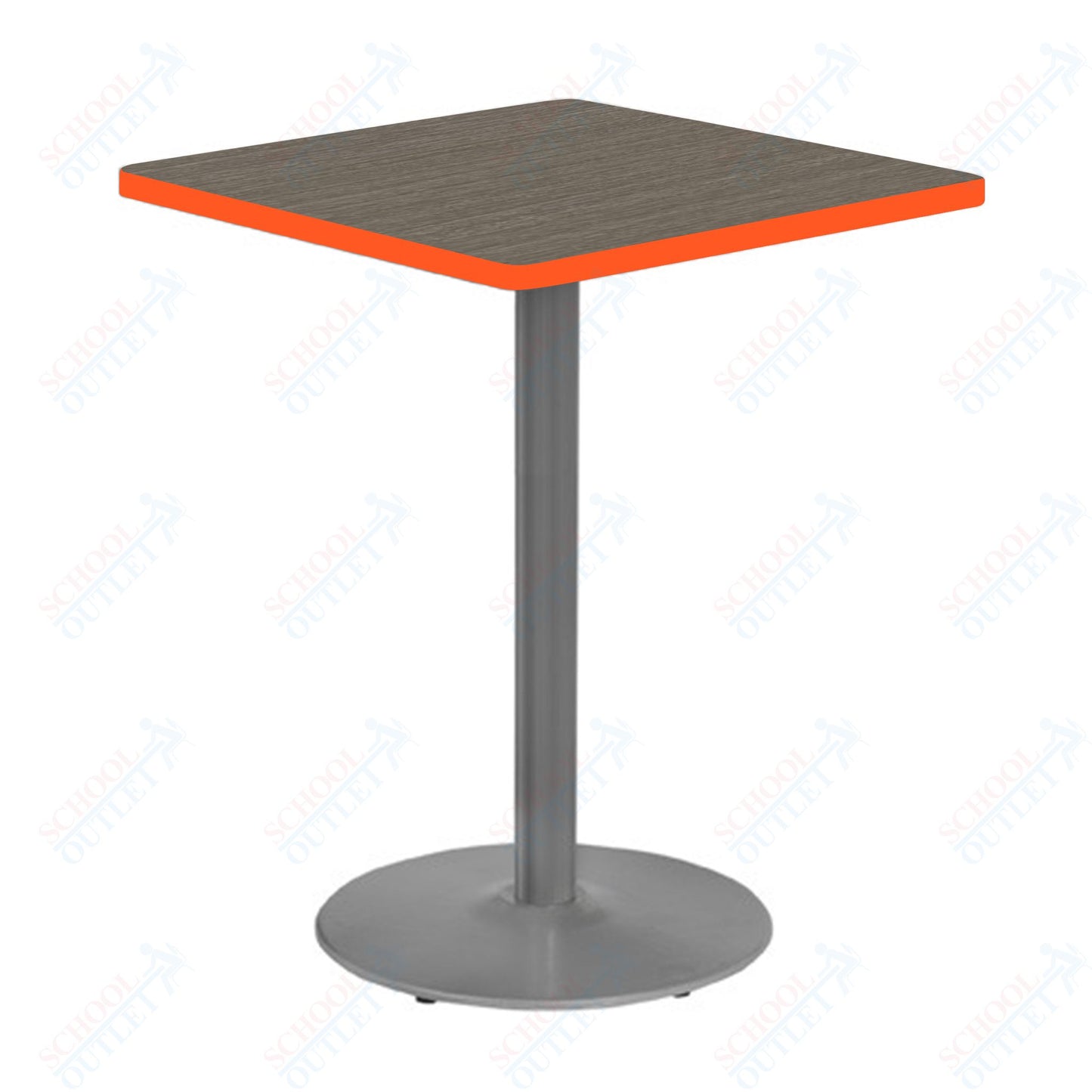 Marco 30" Square Cafe Table 42" Height Gray Base (MG2511-M242)