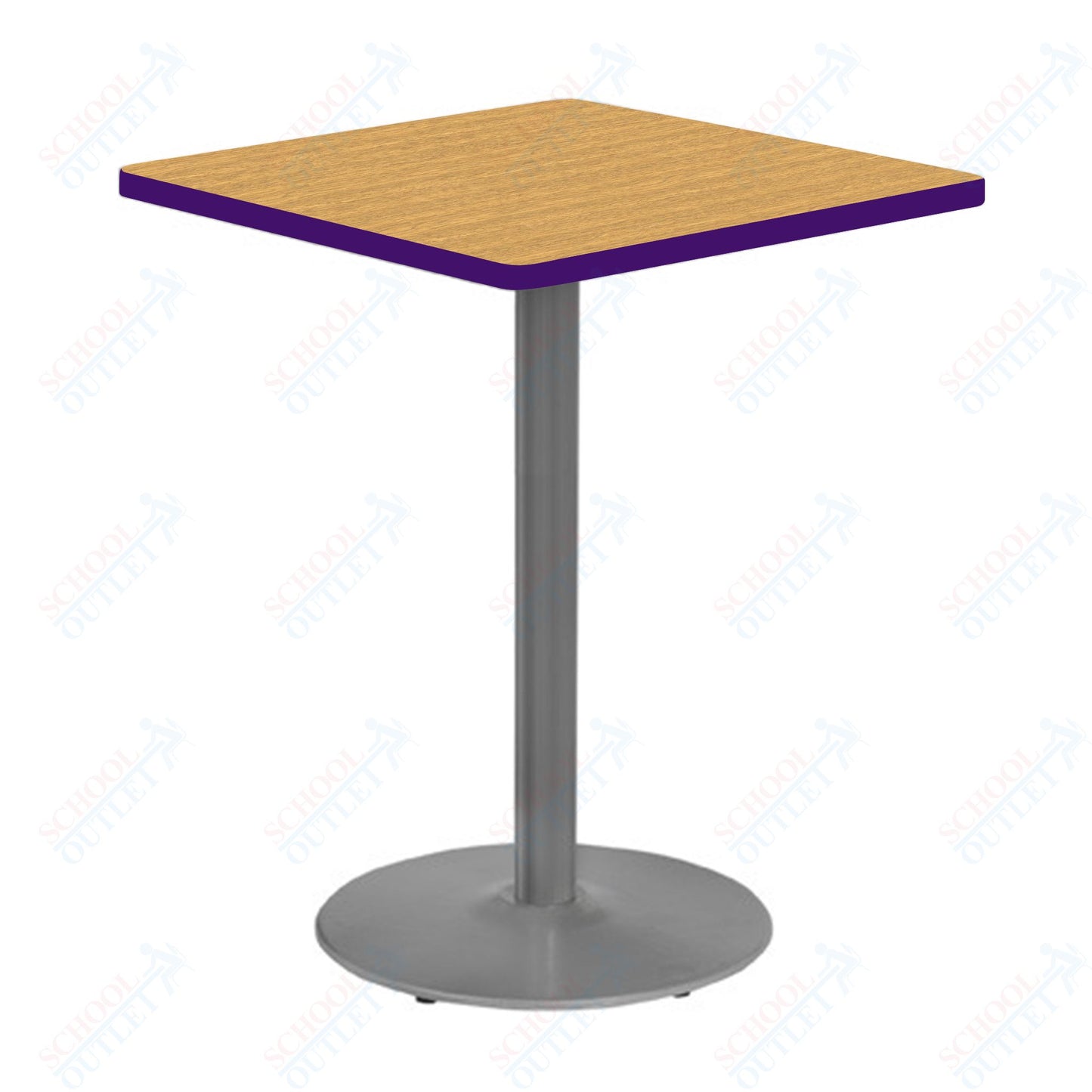 Marco 30" Square Cafe Table 42" Height Gray Base (MG2511-M242)