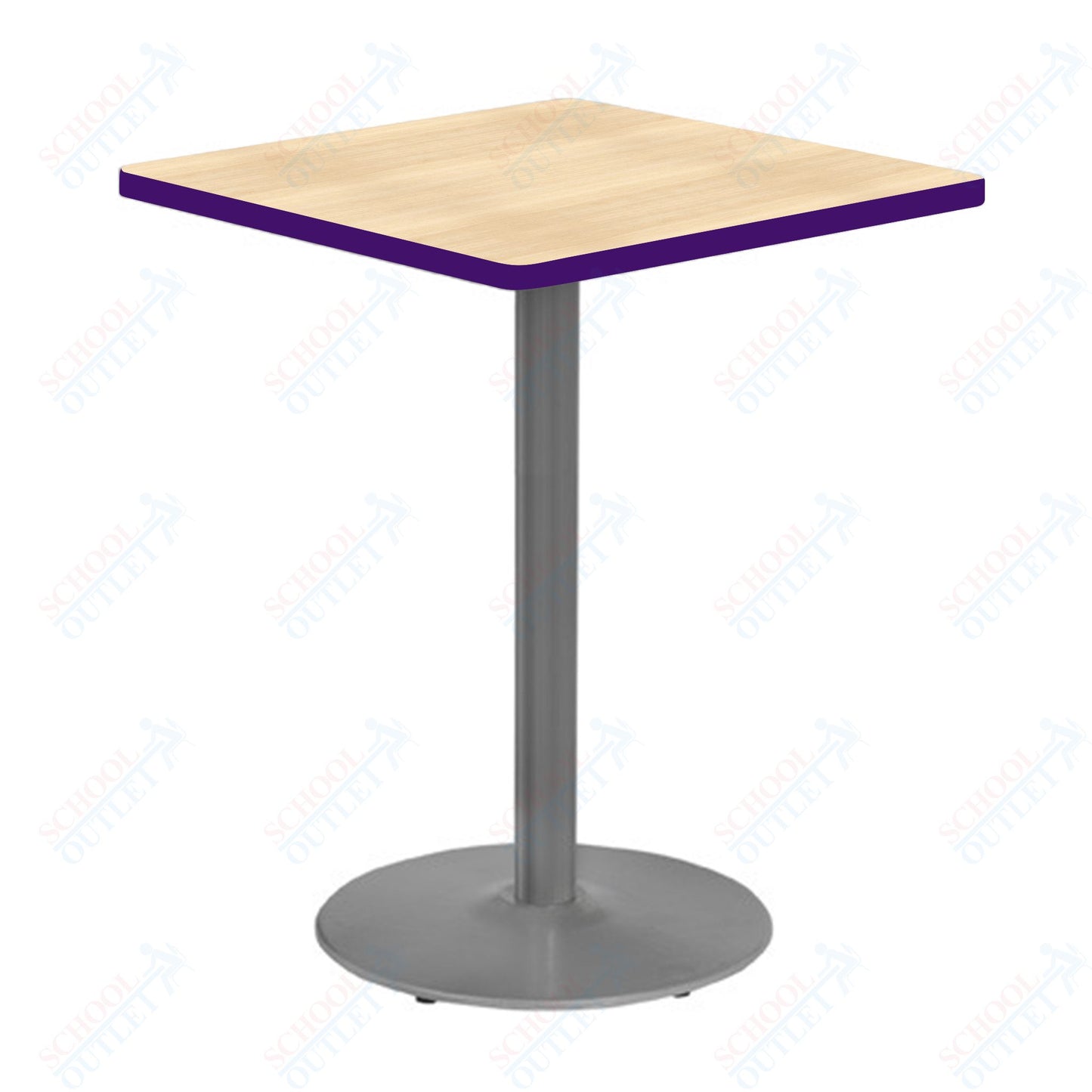 Marco 30" Square Cafe Table 42" Height Gray Base (MG2511-M242)