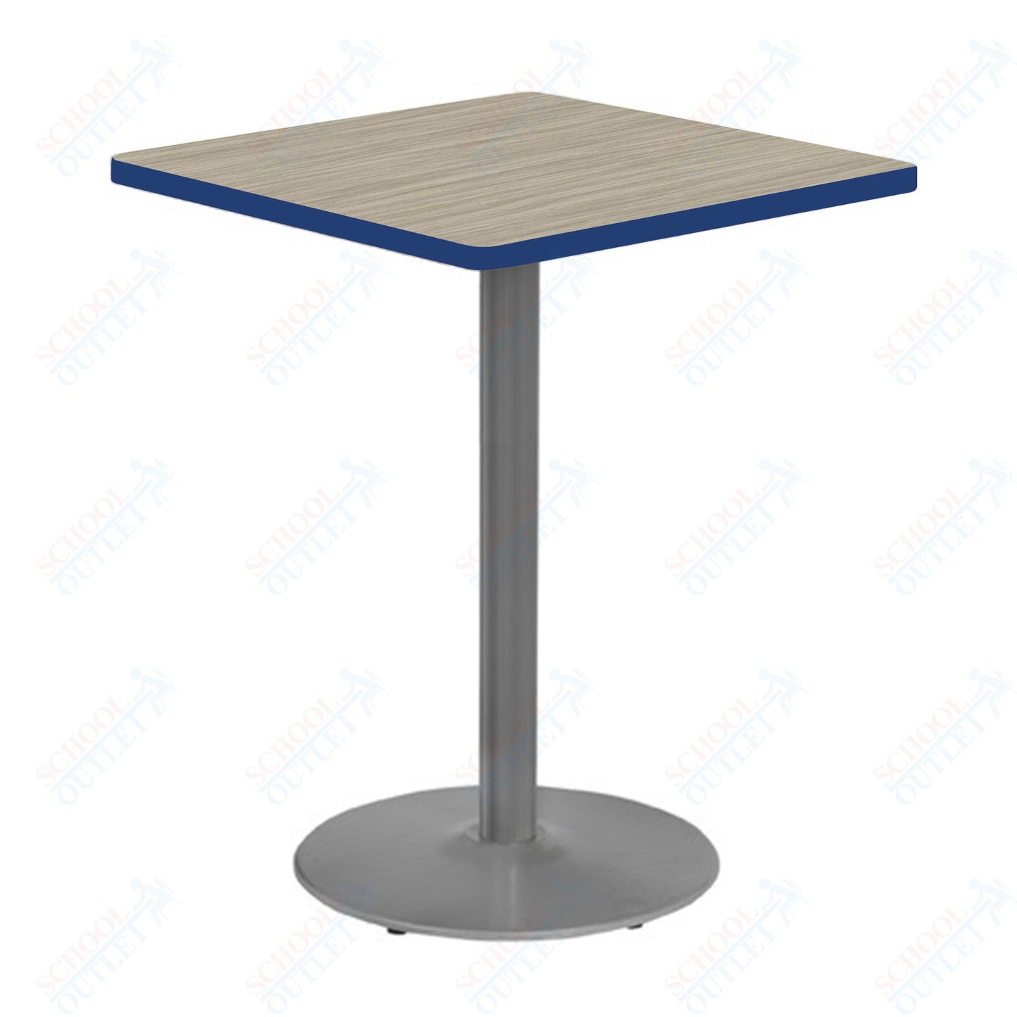 Marco 30" Square Cafe Table 42" Height Gray Base (MG2511-M242)