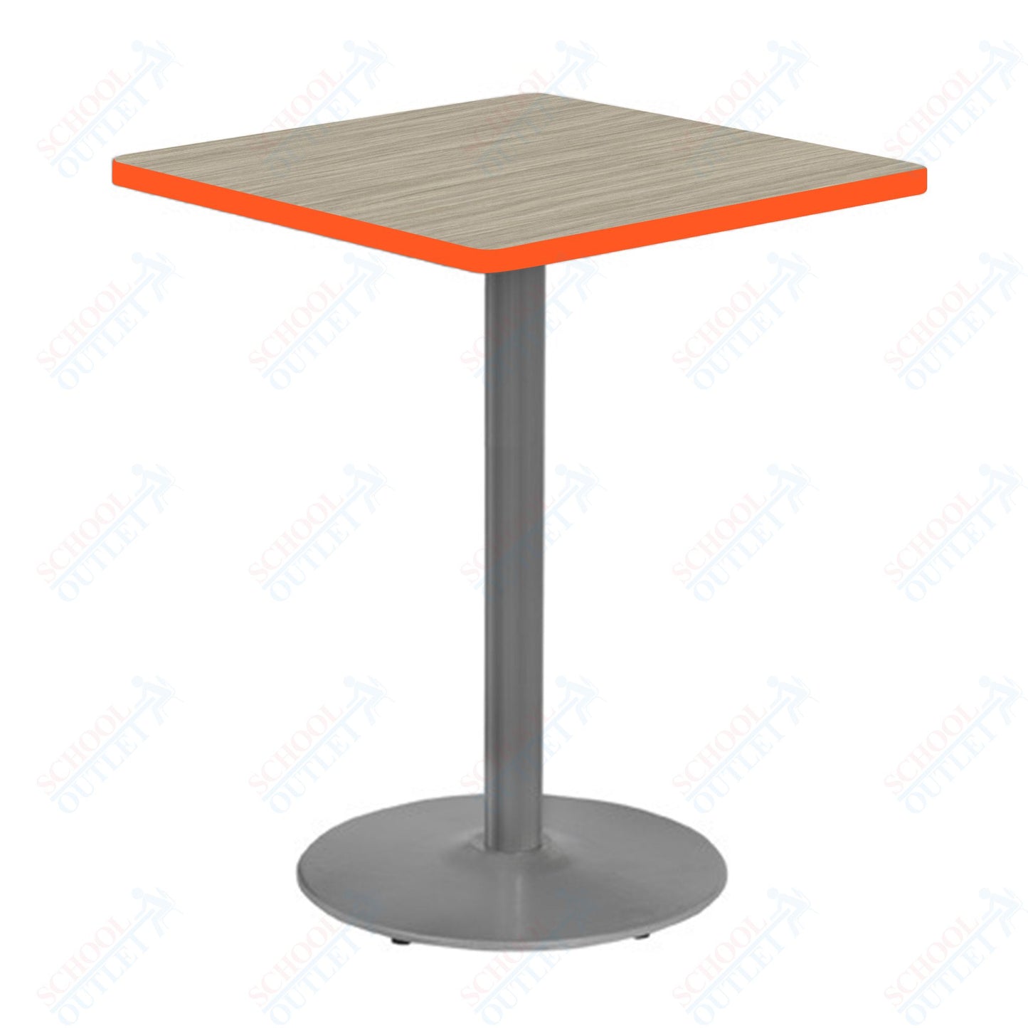 Marco 30" Square Cafe Table 42" Height Gray Base (MG2511-M242)