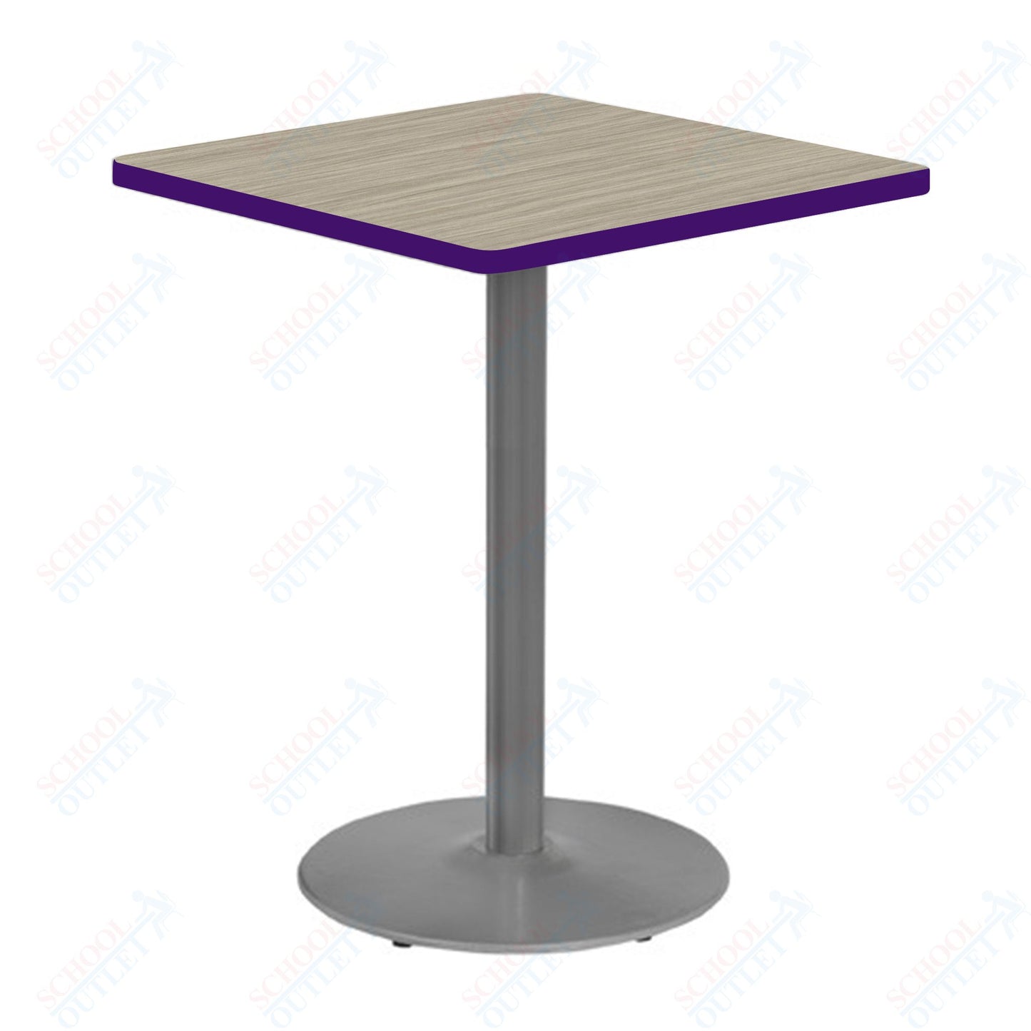 Marco 30" Square Cafe Table 42" Height Gray Base (MG2511-M242)