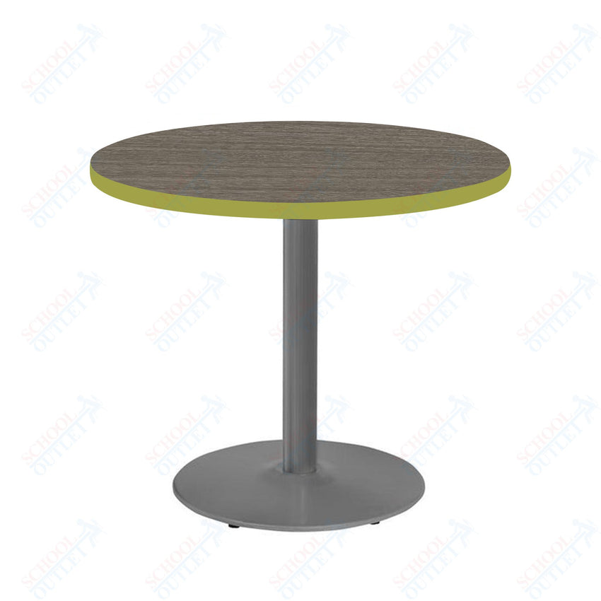 Marco 30" Round Cafe Table 29" Height Gray Base (MG2543 - M229) - SchoolOutlet