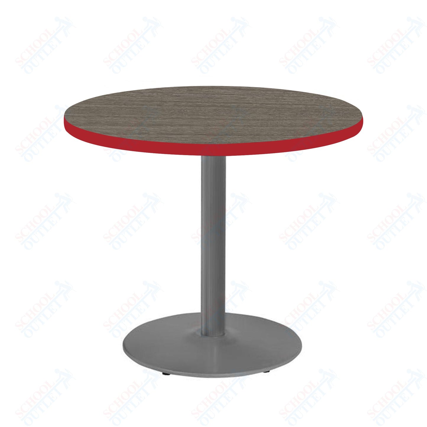 Marco 30" Round Cafe Table 29" Height Gray Base (MG2543 - M229) - SchoolOutlet