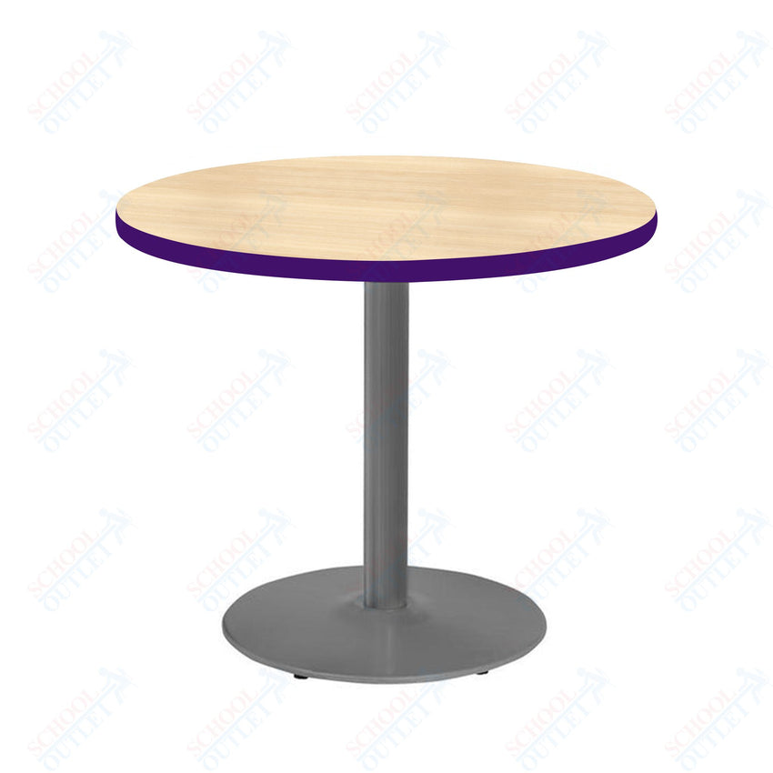 Marco 30" Round Cafe Table 29" Height Gray Base (MG2543 - M229) - SchoolOutlet