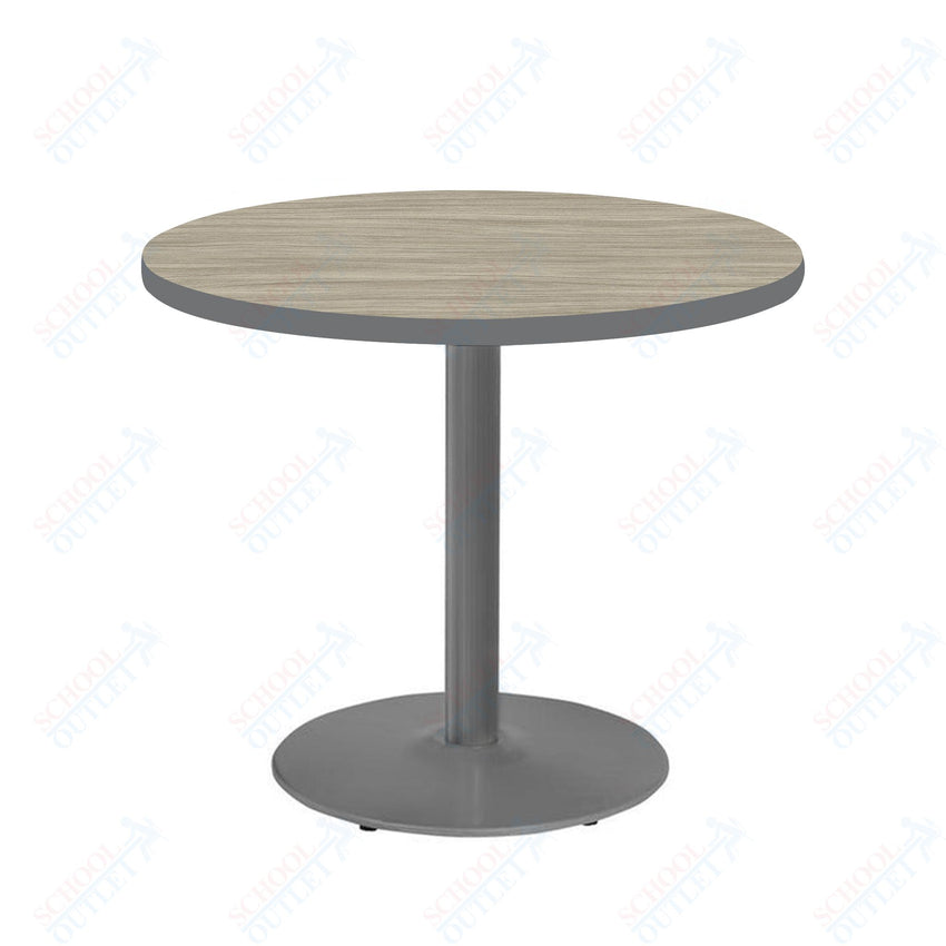 Marco 30" Round Cafe Table 29" Height Gray Base (MG2543 - M229) - SchoolOutlet