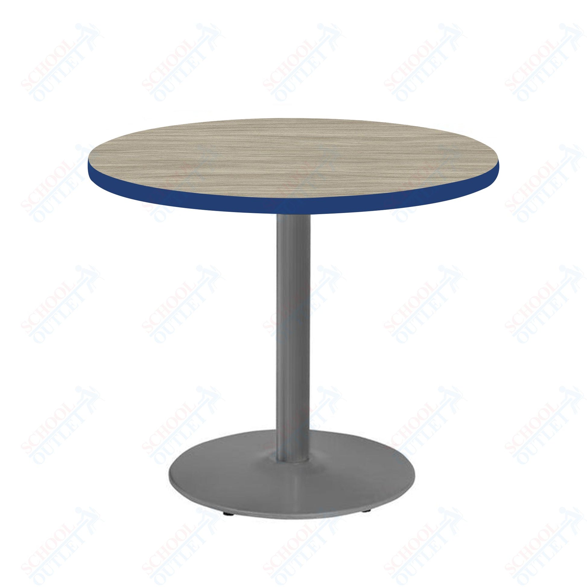 Marco 30" Round Cafe Table 29" Height Gray Base (MG2543 - M229) - SchoolOutlet