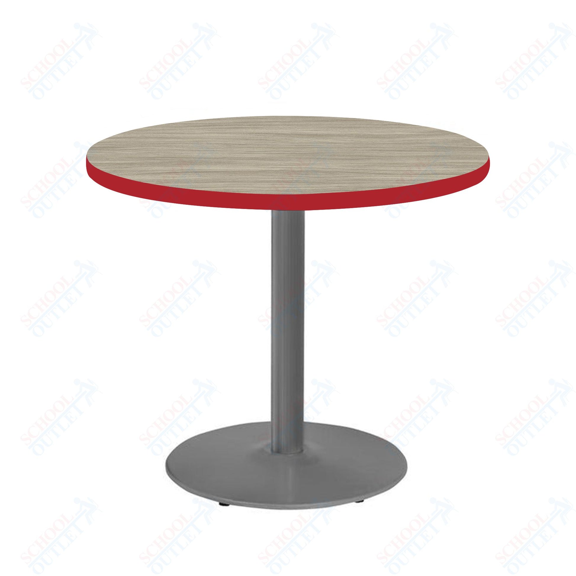 Marco 30" Round Cafe Table 29" Height Gray Base (MG2543 - M229) - SchoolOutlet