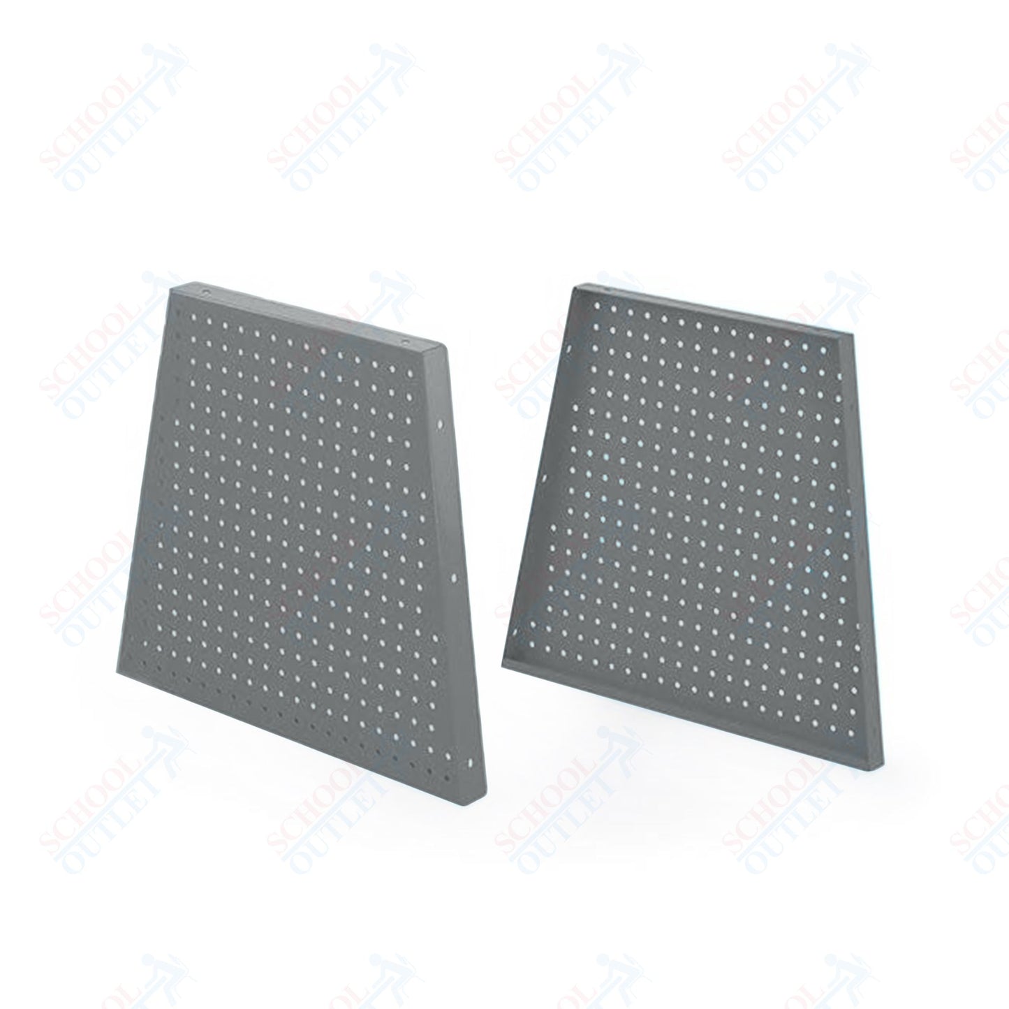 Mooreco Compass Makerspace Pegboard Table Side Panels (Set of 2) - 52990
