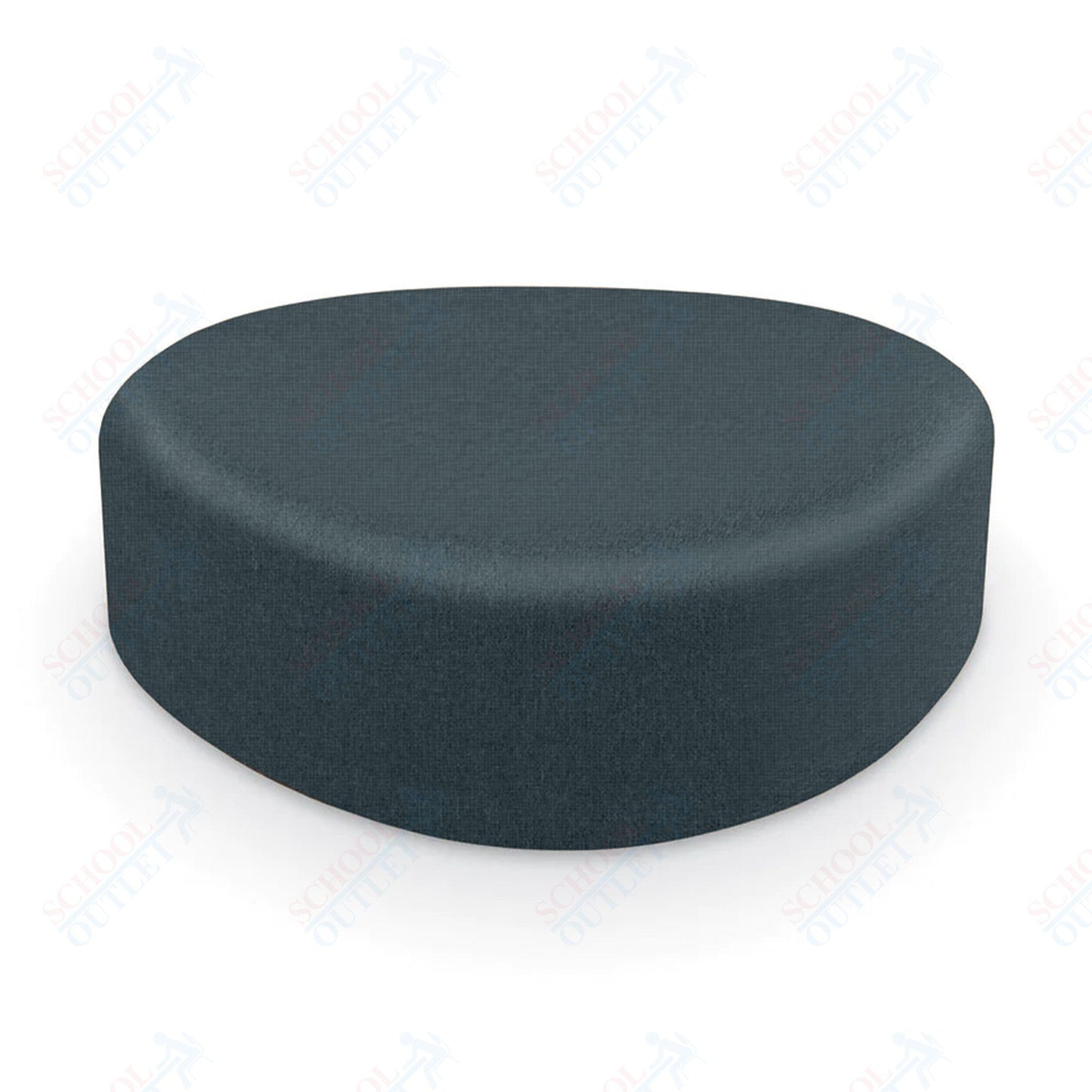 Mooreco Akt Soft Seating Lounge Large Ottoman - Grade 02 Fabric and Powder Coated Sled Legs