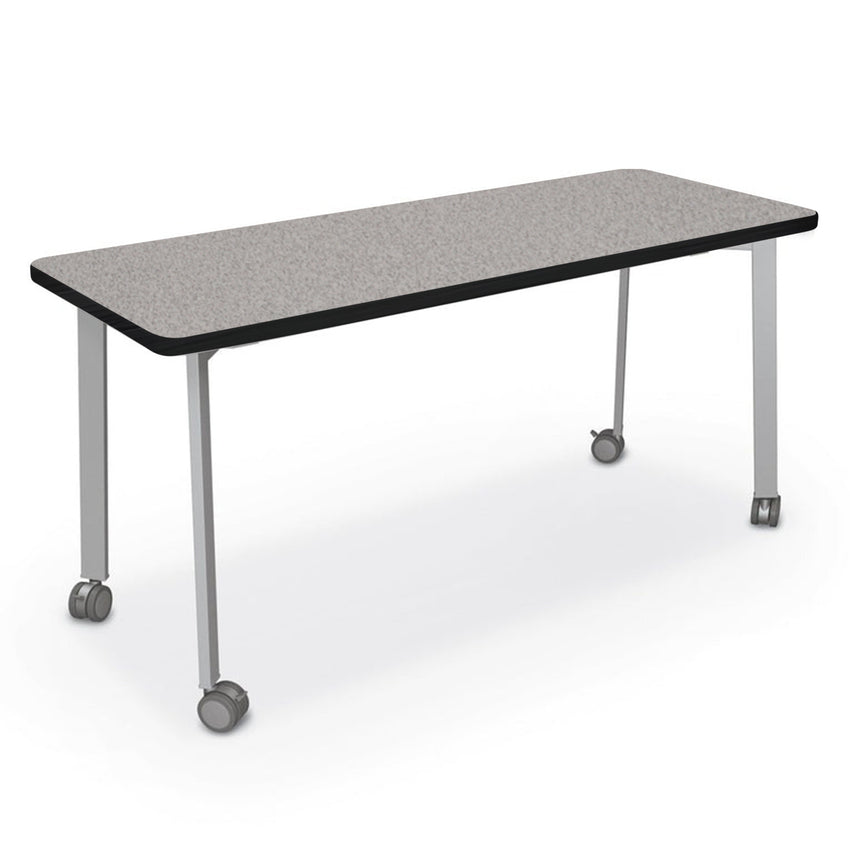 Mooreco Akt Table – 20"D x 60"W Rectangle, Laminate Top, Fixed Height Available in 29"H, 36"H, or 42"H - SchoolOutlet