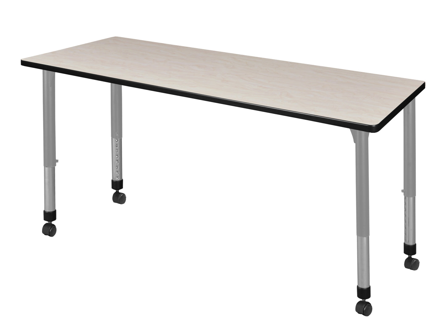 Regency Kee 60 x 30 in. Height Adjustable Mobile Classroom Activity Table