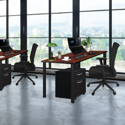 Regency Kee Office Desk Table with Mobile Pedestal Drawer (60"W x 24"D)