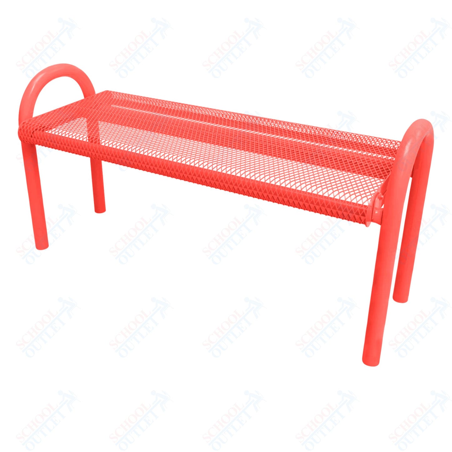 MyTcoat - Outdoor Bench without Back - Inground Mount 4' L (MYT-BMD04-59)