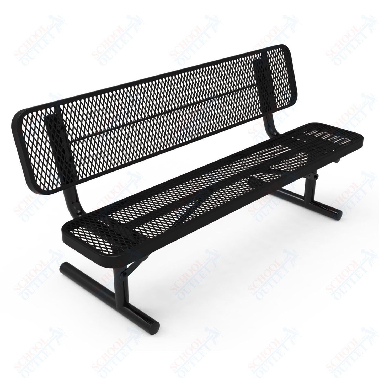 MyTcoat - Player's Outdoor Portable Bench with Back 4' L (MYT-BPY04-30)