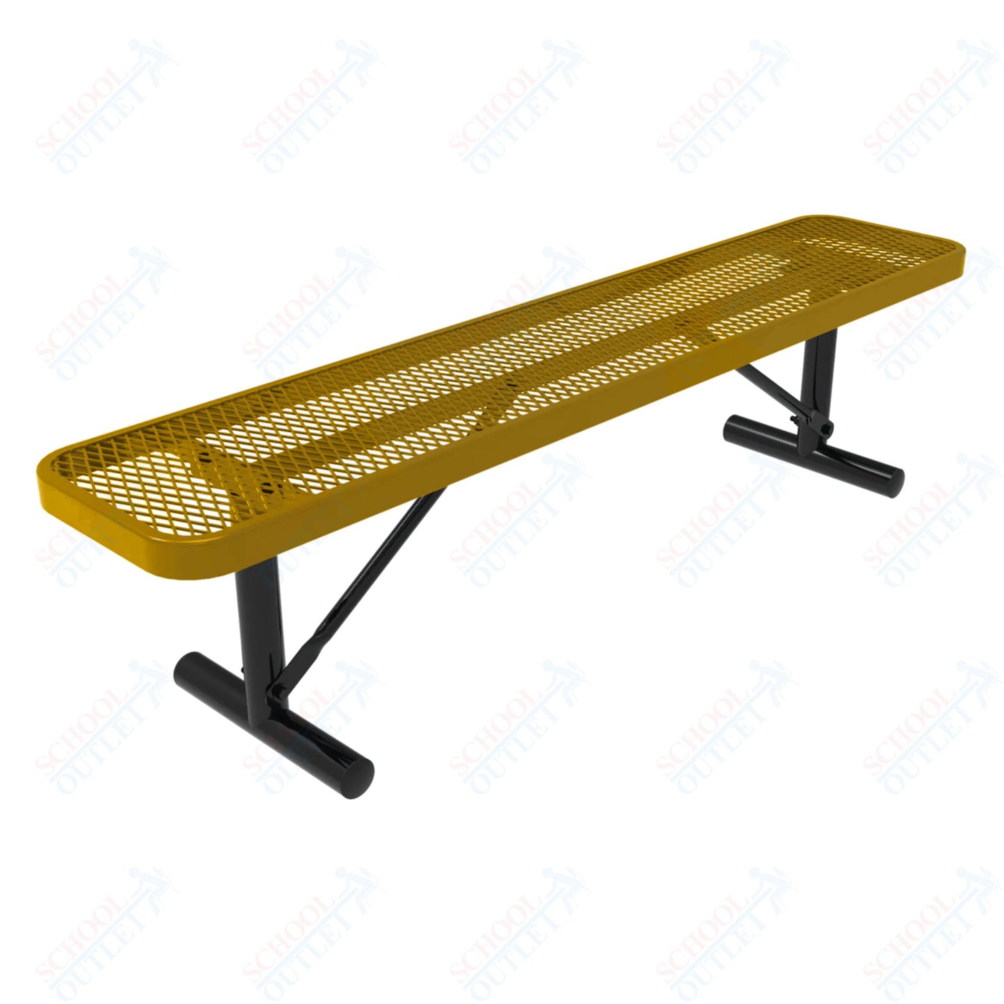 MyTcoat - Player's Outdoor Portable Bench without Back 4' L (MYT-BPY04-33)