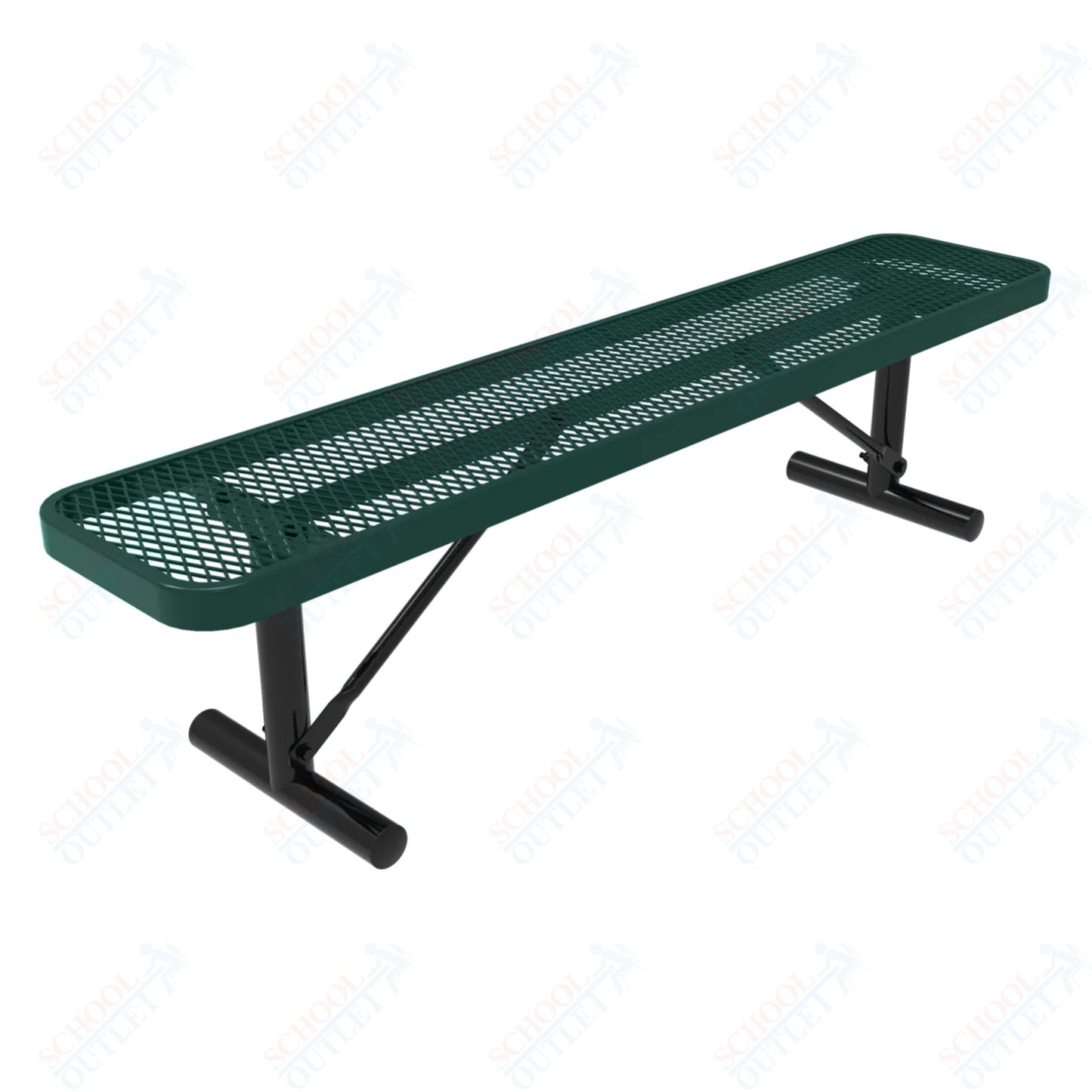 MyTcoat - Player's Outdoor Portable Bench without Back 6' L (MYT-BPY06-33)